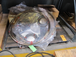 LOT TO INCLUDE BUT NOT LIMITED TO: (8) CUTTERS, 36" LG X NO. 1 SIZE, BOLT KIND. CENTER CUT, ROUND EDGE JAWS 9 LB, (9) MISC WIRE CUTTERS AND CRIMPERS, (4) CABLES, ELECTRICAL TYPE, MI (MINERAL INSULATED) MATERIAL, 9 CONDUCTOR. 300 SERIES SS SHEATH, (1) CABLE, ELECTRICAL TYPE, MI (MINERAL INSULATED) MATERIAL, 9 CONDUCTOR. 300 SERIES SS SHEATH, (7) CABLES, ELECTRICAL TYPE, MI (MINERAL INSULATED) MATERIAL, FLEXIBLE, FOR ICI, (1) CABLE, ELECTRICAL TYPE, MI (MINERAL INSULATED) MATERIAL. 300 SERIES SS SHEATH 1/4" OD X 35 FT WITH CONNECTORS ASSEMBLY. LOADING & HANDLING FEE $15-4137